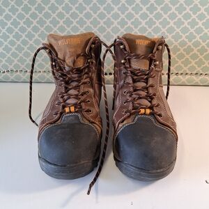 Wolverine Men's Brown Work Shoes